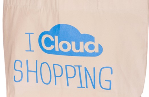 Beach bag with cloud