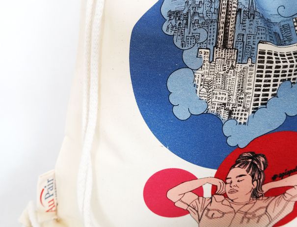 Au-pair-Beutelrucksack